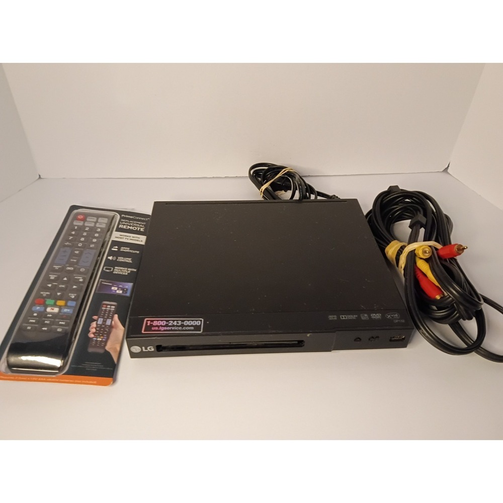 LG DP132H DVD / CD PLAYER dvd door open see pic still works
